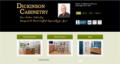 Desktop Screenshot of dickinsoncabinetry.com